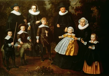 Portrait de groupe de trois générations d